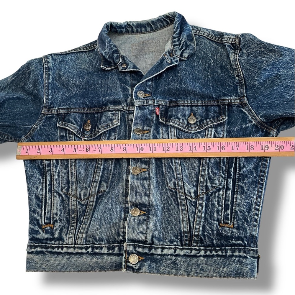 Stone Washed Acid Washed Jean Jacket - Picture 8 of 14